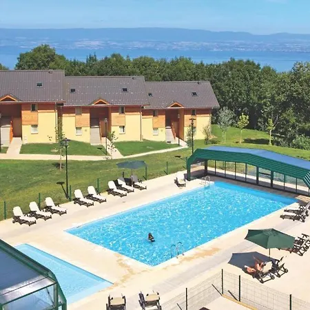 Vue Lac Leman & Piscine - Parking Free - Confort Appart 6 Pers Lugrin