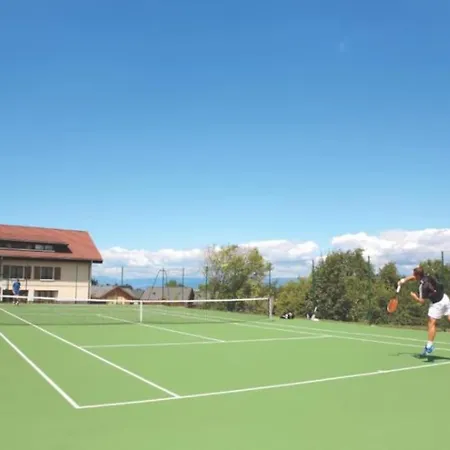 Vue Lac Leman & Piscine - Parking Free - Confort Appart 6 Pers