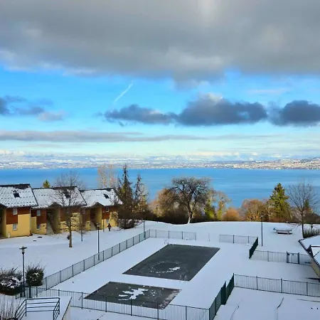 Apartamento Vue Léman&piscine - Parking Free - Confort 6 Pers